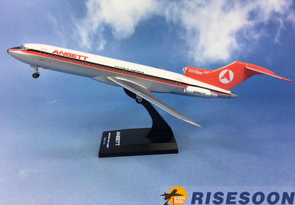 33CM 1:150 Risesoon ANSETT BOEING 727-200 Airplane ABS Plastic Aircraft Model