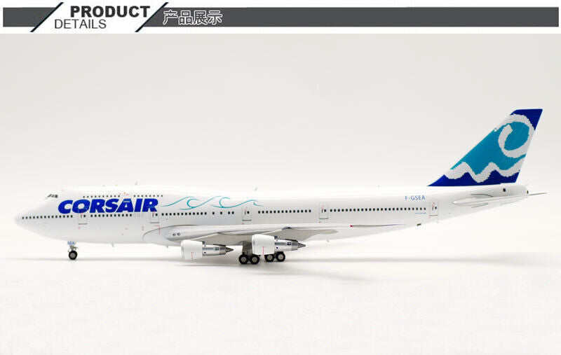1:200 35cm JC Wings CORSAIR BOEING 747-300 Passenger Airplane Diecast Model