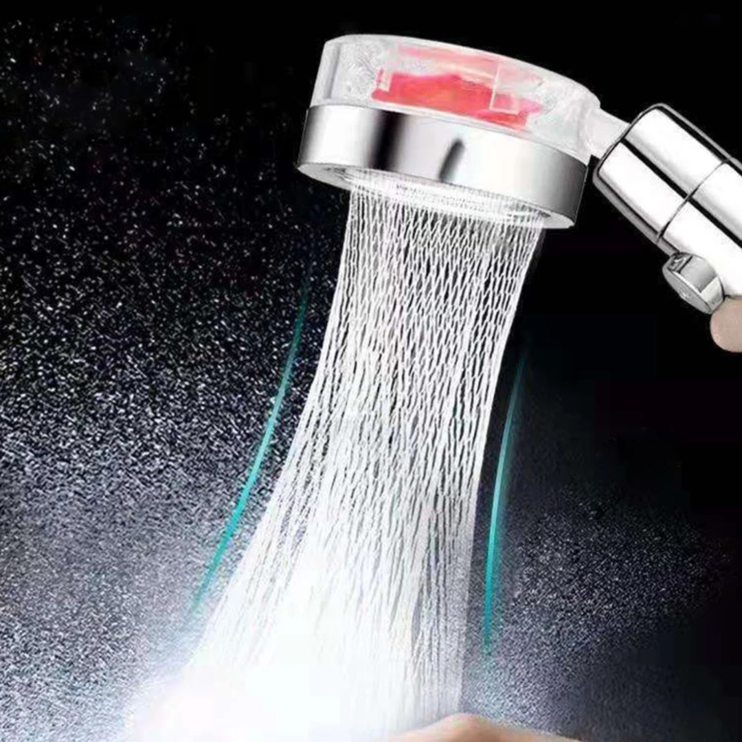 2 X Hydro Jet High Pressure Shower Head with 2 Filters,Handheld Turbo Spa Fan