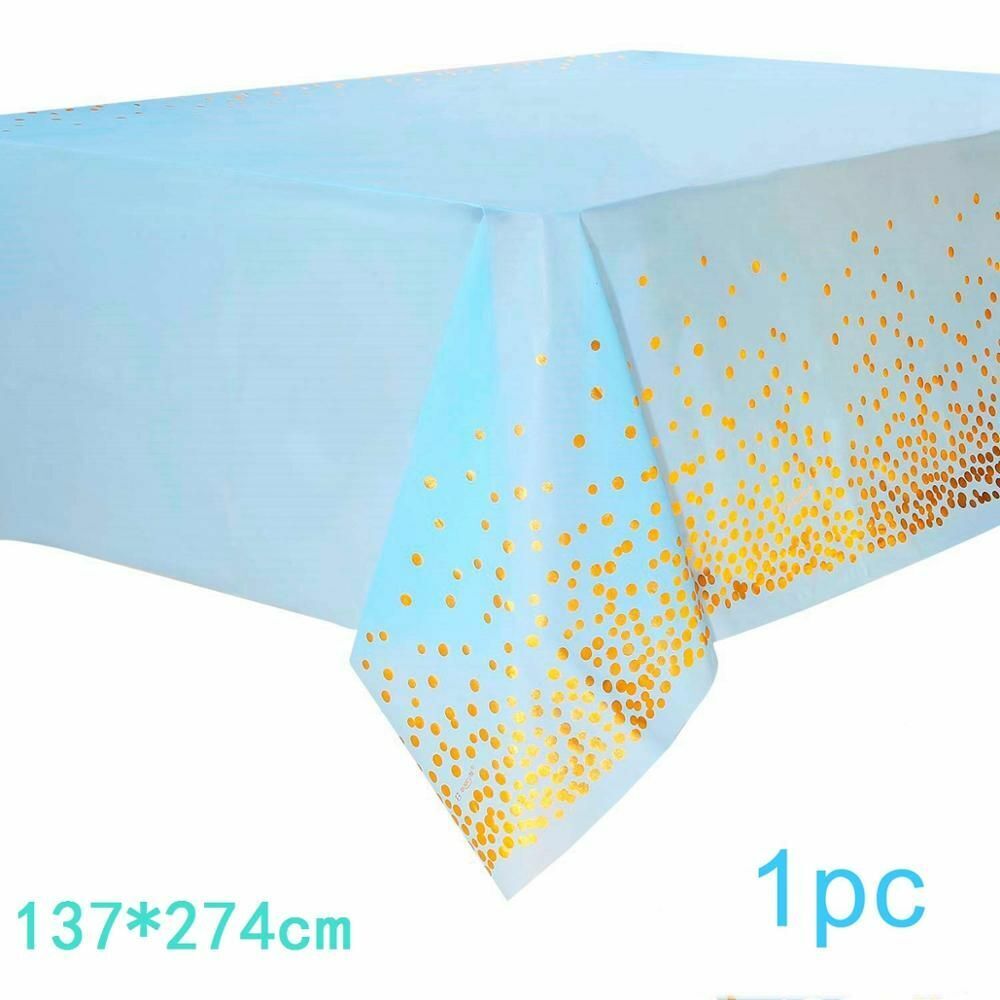 8Pcs/Set Disposable Tableware Plate/Napkin Birthday Wedding Party Decor Supplies
