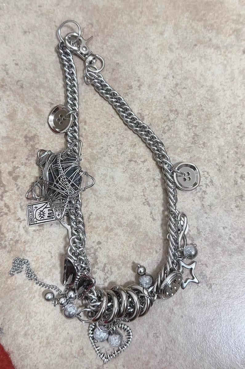 Original Punk Star Universe Choker Gothic Grunge Couple Necklace