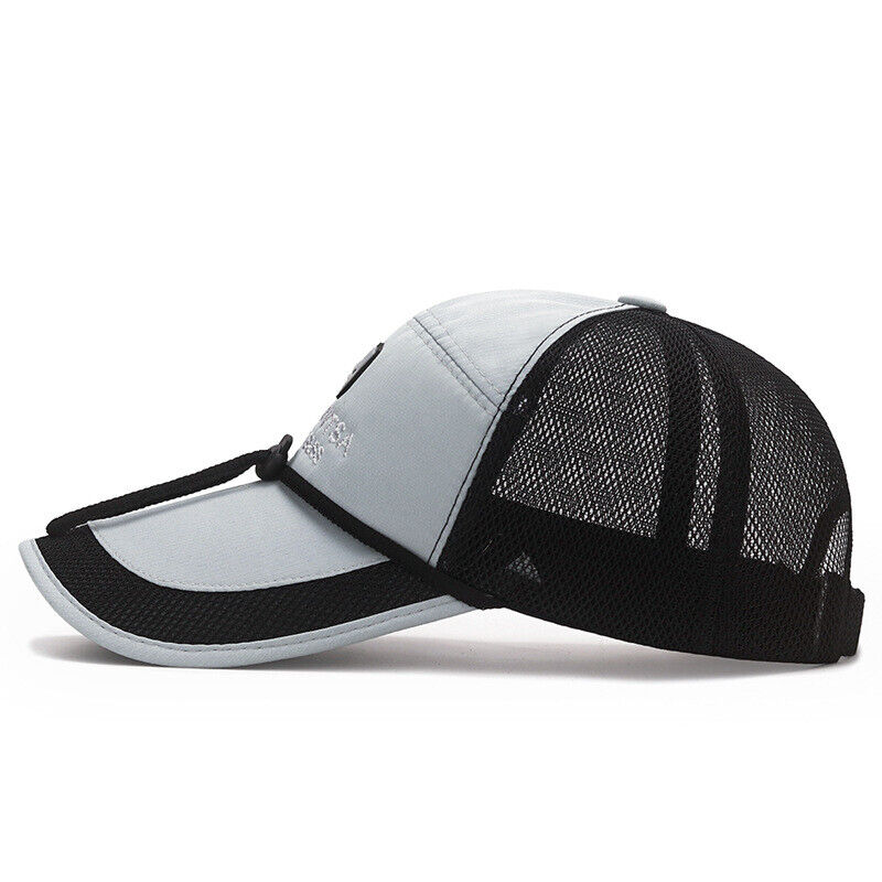 Sports Sun Hat Baseball Cap Mesh Fishing Cap Visor Hat Unisex Fishing Sport
