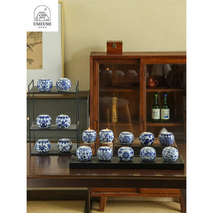 Blue and White Porcelain Ceramic Household Dining Table Desktop Decoration