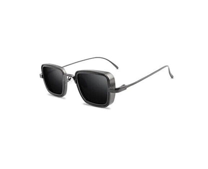 Vintage Steampunk Sunglasses Men Retro Metal Square Eyewear Trendy Fashion Shade