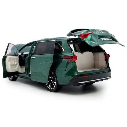 1/24 Sienna MPV Model Toy Car Metal Diecast Toy Vehicle Boys Toys for Kids Gifts