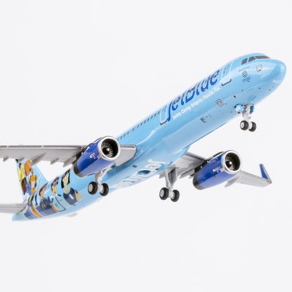 1:400 NGmodels JetBlue Airbus A321 Passenger Airplane Diecast Plane Model