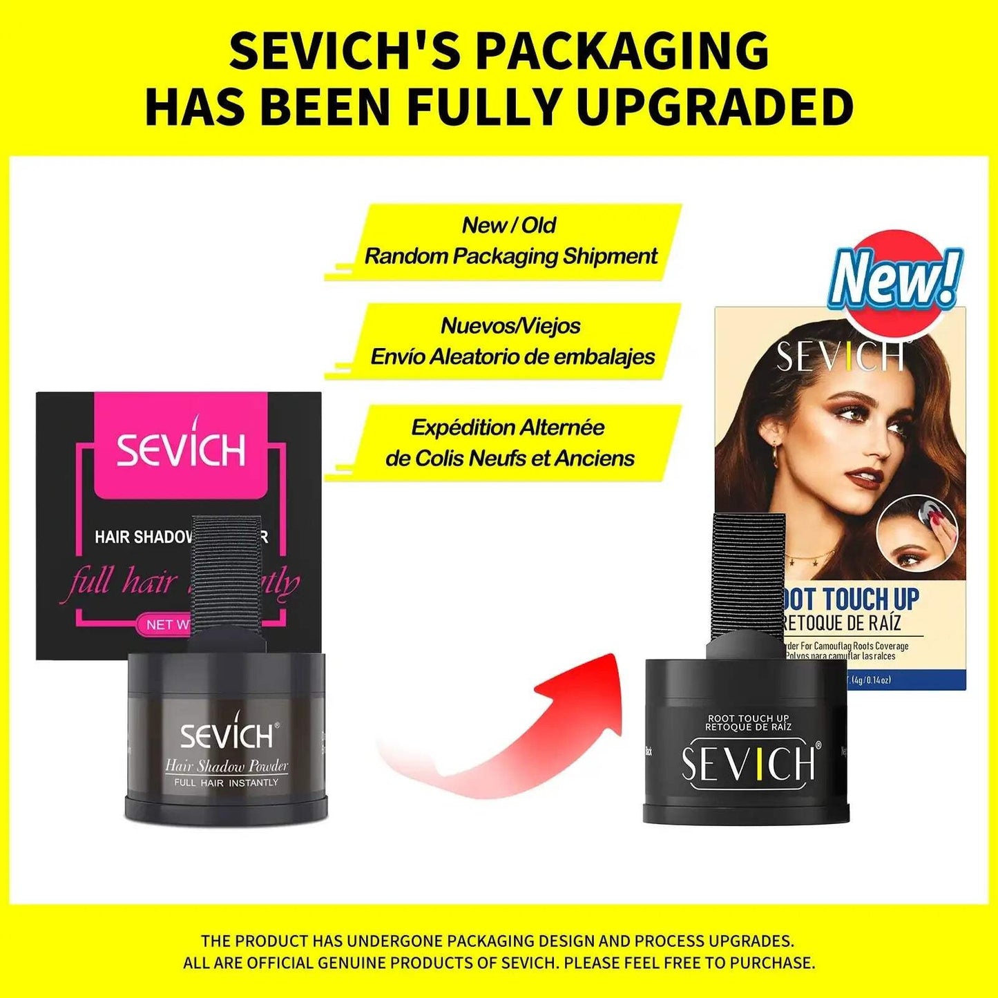 Sevich Hairline Powder 4g - Natural Hair Concealer