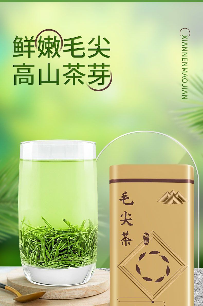 Authentic Mao Jian Green Tea Spring Tea Cloudy Strong Fragrance Bubble Type 250g