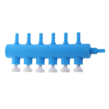 Aquarium Air Control Valves 2-6 Ways Plastic Fish Tank Split-Flow Air Pump Tools