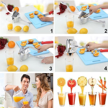 Heavy Duty Metal Manual Juicer Fruit Juice Squeezer for Pressing Lemons Oranges