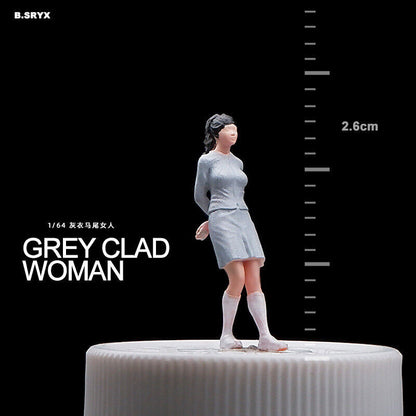 City Street Person Doll Scene Prop Model 1/64 Figure Model For Model Car
