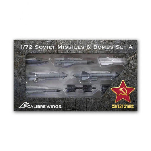 Calibre Wings SU-22 OR SU-24 MISSILES & BOMBS SET A 1/72 finished model