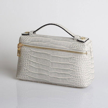 Pattern PU Leather Clutch Bag Women Trendy Make Up Handbag Purse Bag