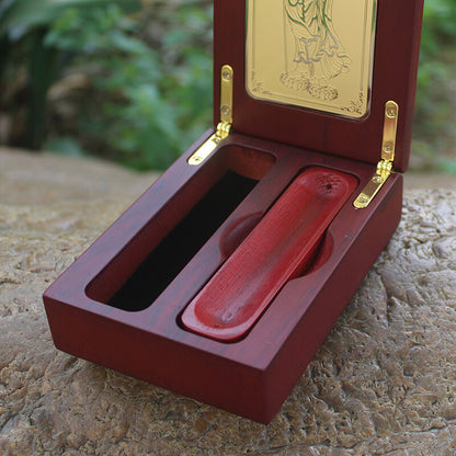 Pure Copper Gold-plated Ksitigarbha King Bodhisattva Incense Box for The Statue