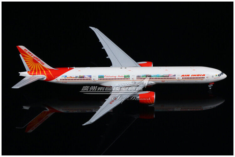 1:400 JC Wings AIR INDIA BOEING 777-300ER Passenger Airplane Diecast Plane Model