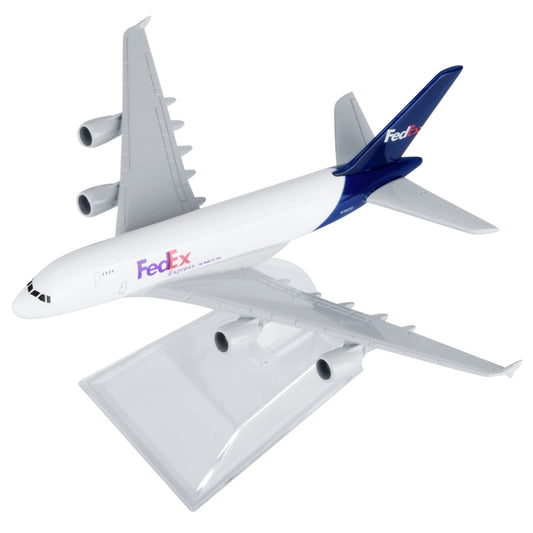 Airplane 16Cm Model For Federal Express A380 1:400 Aircraft Kits Collection/Gift