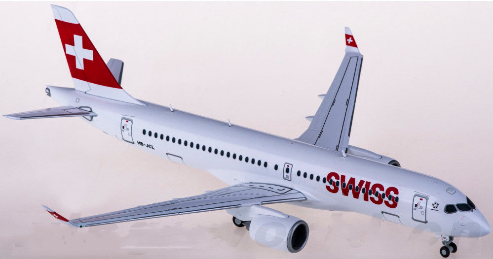 1:200 Herpa Swiss AIRBUS A220-300 Passenger Airplane Diecast Aircraft Model