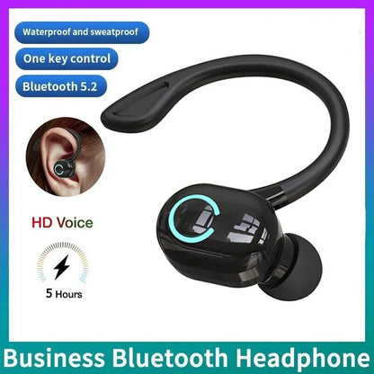 Wireless Bluetooth 5.1 Earpiece Headset Driving Trucker Earbuds Noise Cancelling