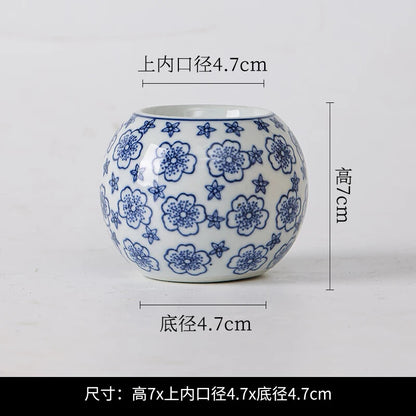 Blue and White Porcelain Ceramic Household Dining Table Desktop Decoration