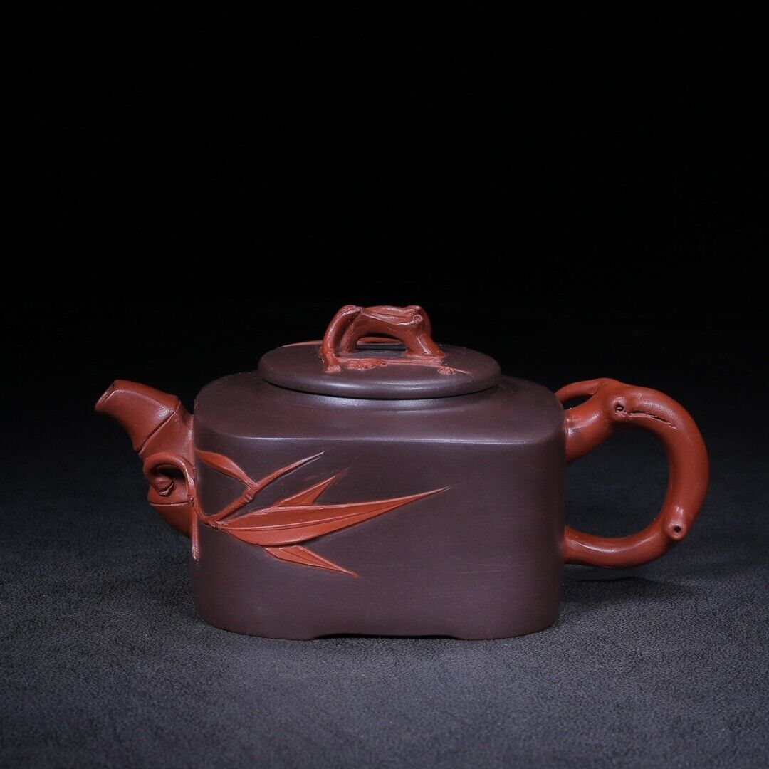 Chinese Yixing Zisha Clay Handmade Exquisite Teapot fortune turns（松竹梅 底款：魏援良）