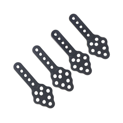 4Pcs 1/10 RC Aluminum Black Shock Absorber Mount For Axial SCX10 90046 D90 TRX4,