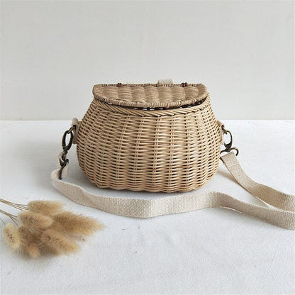 Small Big Back Basket Children Bicycle Basket Bag Basket Kid's Backpack