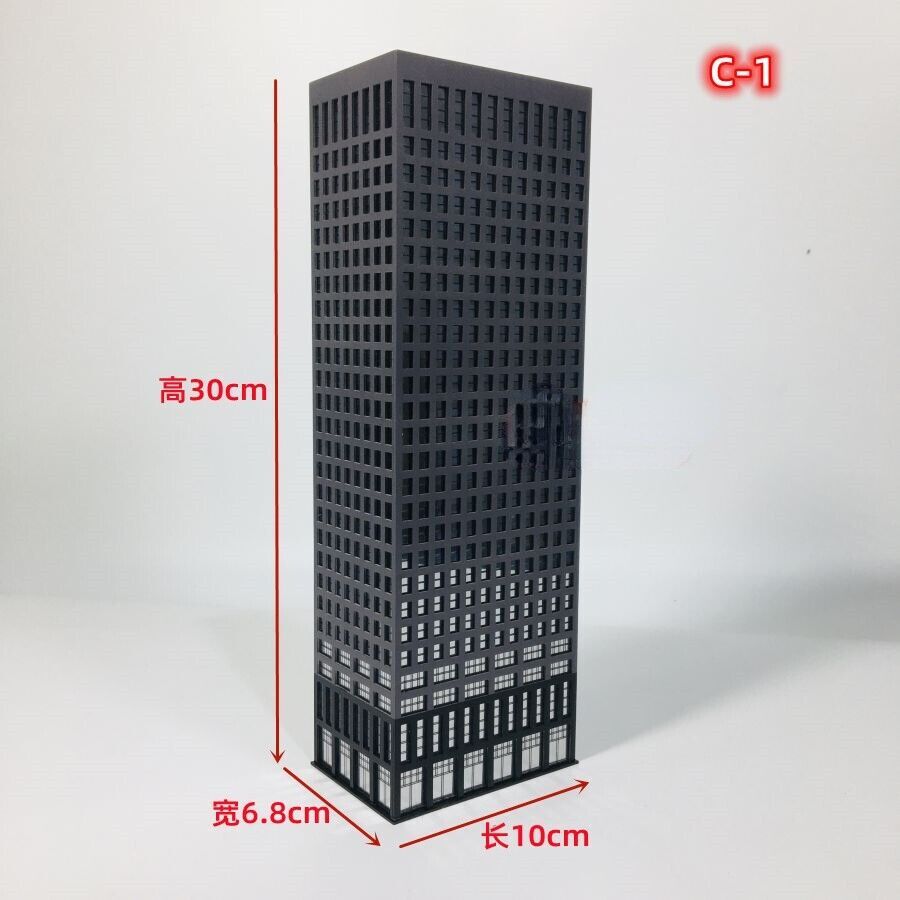 City HighHouse 1:300 Architectural Model Skyscraper Scene Building Model