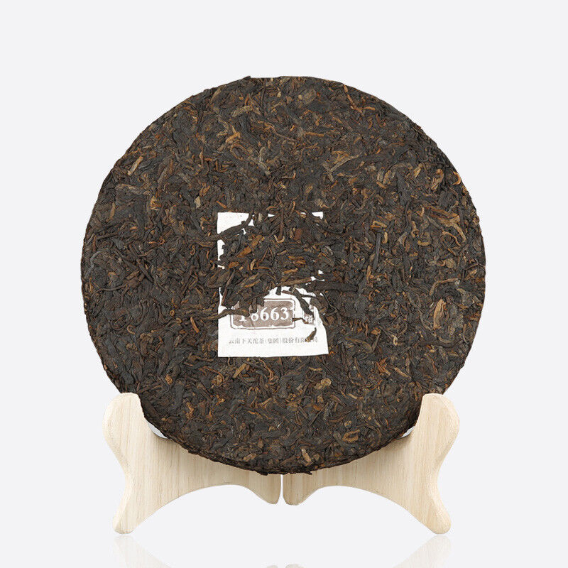 Ripe Puer Cake Black Tea Pu erh Tea Cooked Tea T8663 Xiaguan Jinbang Series 357g