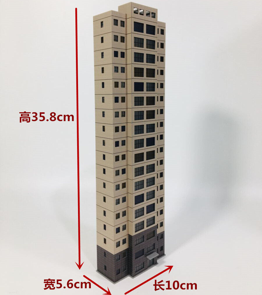 1:150 Scale High Rise Architecture Skyscraper Office Building City Model Scene