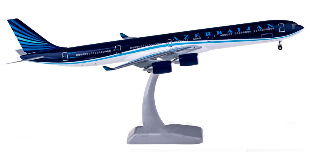 1:200 38CM Hogan Azerbaijan AIRBUS A340-600 Passenger Airplane ABS Plastic Model