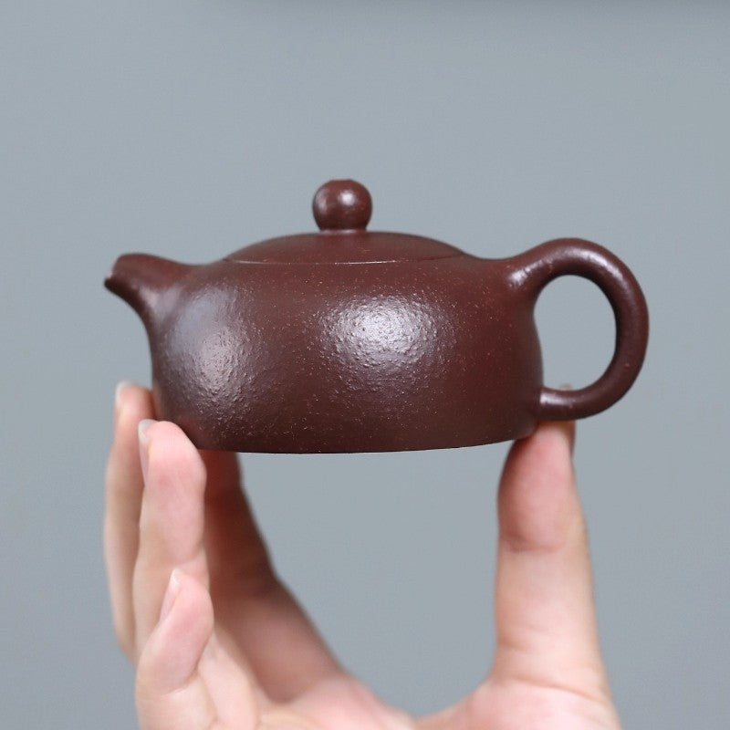 80ml Kungfu Tea Pot On Sales Handmade Half Moon Style Real Yixing Zisha Pot New