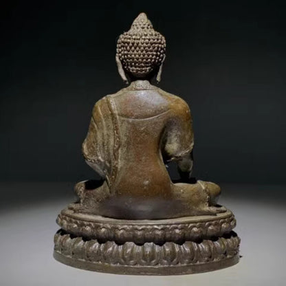 Medicine Buddha Purple Copper Sitting Lotus, Shakyamuni Buddha Statue Collection