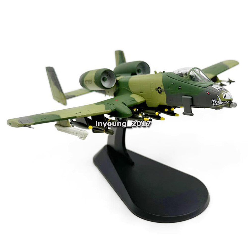 1:100 A-10 Thunderbolt II Warthog Attach Airplane Model Diecast Military Plane