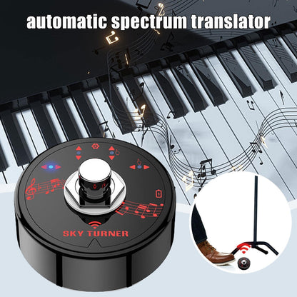 Bluetooth Reading Page Turning Pedal Rechargeable Foot Switch For Music Sheet