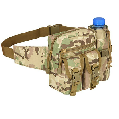 Military Utility Tactical Waist Bag Camping Hiking Climb Belt Bag Bottle Pouch