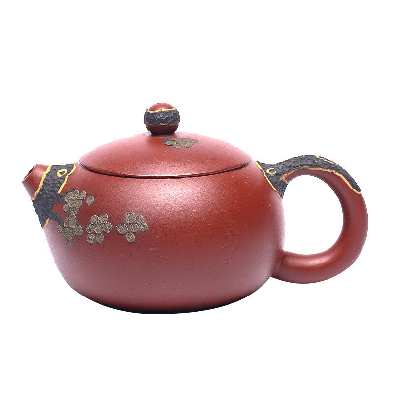 Teteras Marked Teapot Ball Shaped Infuser Holes Real Yixing Zisha Xishi Pot