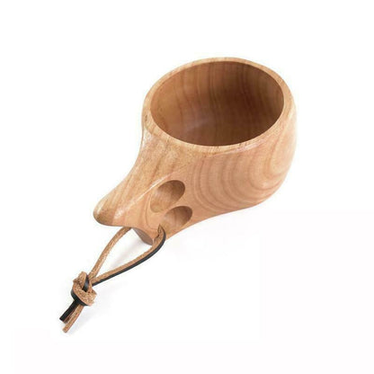 1pc Portable Wooden Coffee Cup Wooden Tea Cup Water Purifier Drinking Cup Mug