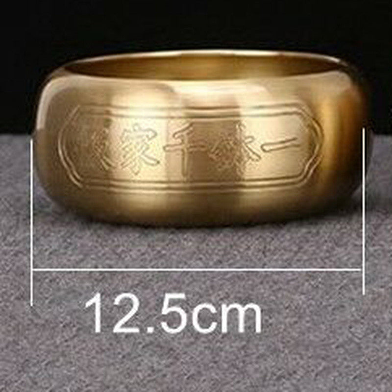 12.5cm New Copper Buddhism Temple Alms Bowl Monk Beg Alms Bowl Buddha Meditation