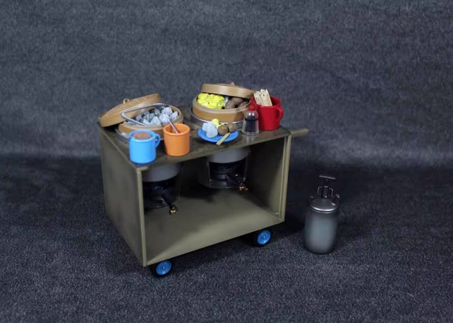 1/12 Model Set Chinese Cuisine Shaomai Barbecue 15012