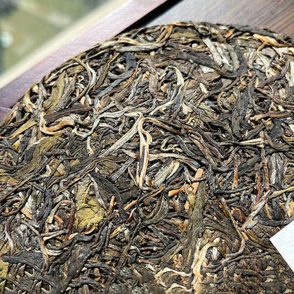 357g Yunnan Ancient Tree Chen Xiang 2018 Pu'er Tea Raw Tea Cake Qizi Cake Tea