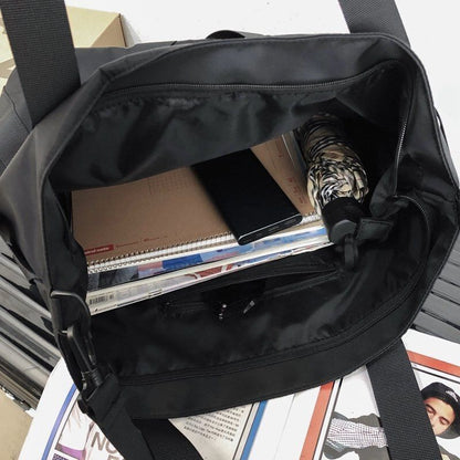 Shopper Bag Nylon Waterproof Handbag Travel Crossbody Shoulder Purse 42*18*38 CM