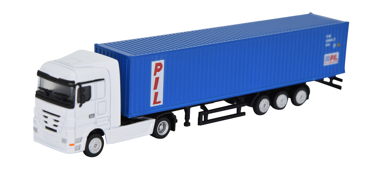 1:87 40GP Metal Shipping Container Truck Model Toy Home Office Decor Gift