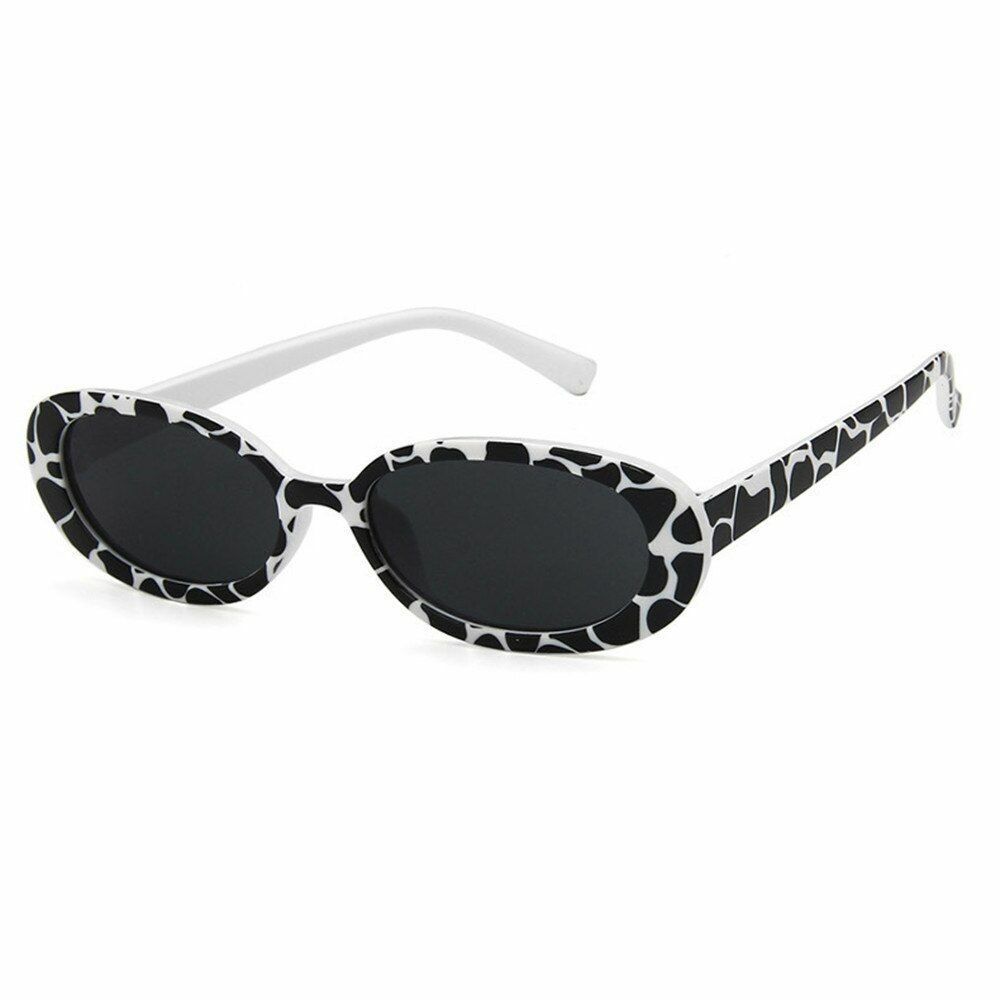 Oval Sunglasses 1pc Design Retro Small Vintage Shades Anti-blue Light Eyeglasses