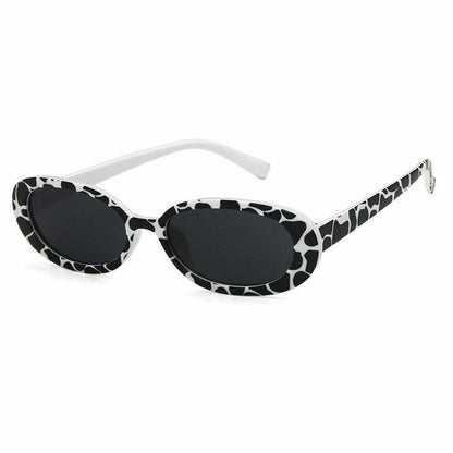Oval Sunglasses 1pc Design Retro Small Vintage Shades Anti-blue Light Eyeglasses