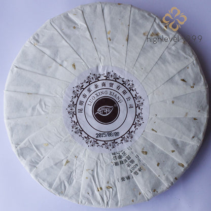 357g Ripe Pu'er Court Cake Yunnan Bingdao Ancient Tree Spring Golden Bud Tea