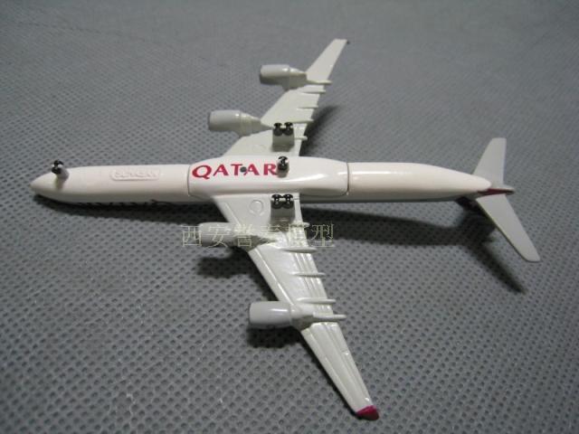 NEW 1:600 Metal QATAR Airways AIRBUS A340-600 Diecast Model