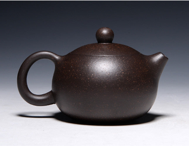 90ml Chinese Yixing Purple Clay Teapot Xishi Pot Floral Carve Kung Fu Tea Set