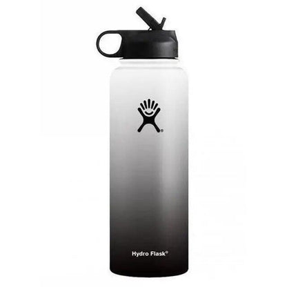 Hydro Flask Water Bottle Stainless Steel Insulated Wide Mouth Lid Straw Drink A+