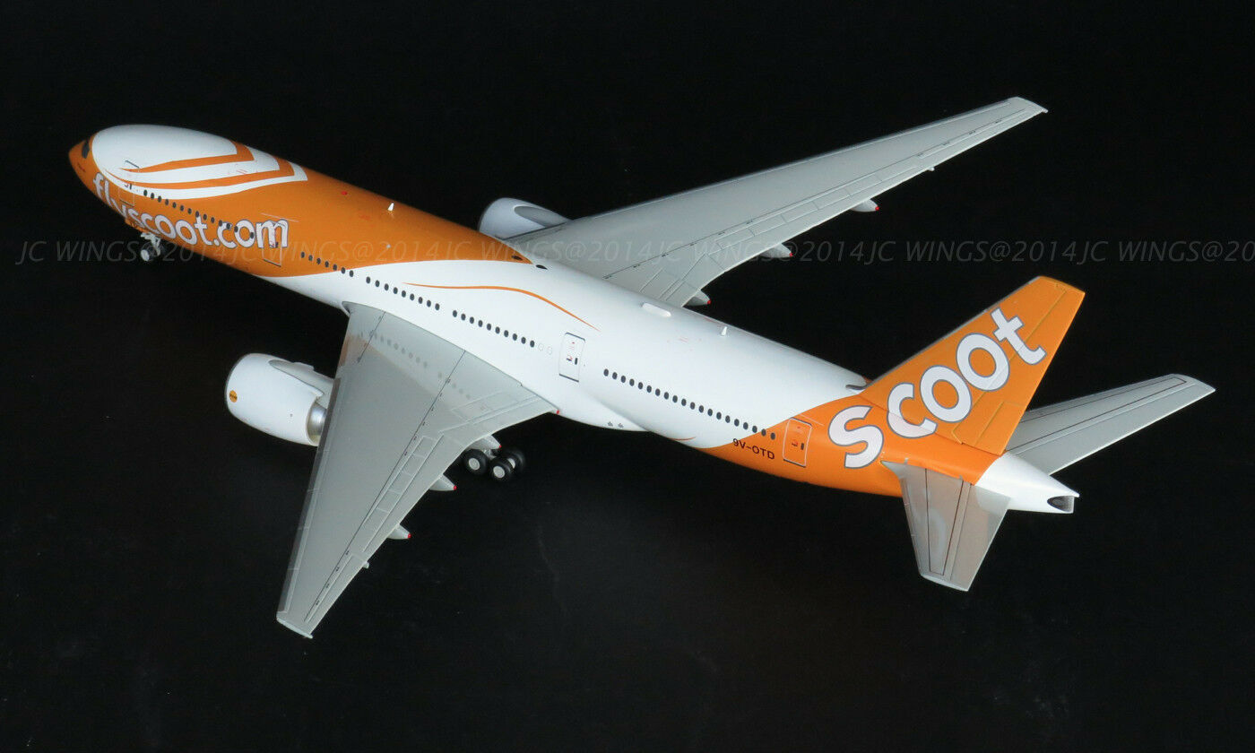 1:200 JC Wings Scoot BOEING B777-200ER Passenger Airplane Diecast Aircraft Model