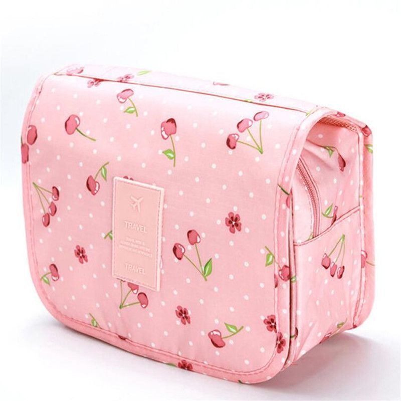 Traveling Cosmetic Bag Nylon Waterproof Makeup Purse Storage Pouch 24*9*18.5 CM